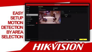 Hikvision motion best sale detection camera