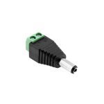 DC Power Male Connector to 2 Pin Screw Terminal Adapter / Converter