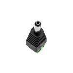 DC Power Male Connector to 2 Pin Screw Terminal Adapter / Converter