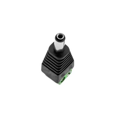 DC Power Male Connector to 2 Pin Screw Terminal Adapter / Converter