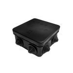 IP55 Weatherproof Black Small Junction Box Housing