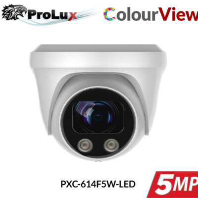 Prolux PXC-614F5WSL 5MP ColourView AOC Metal Dome White Camera - Image 4