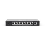 9-Port Gigabit Smart Cloud Managed POE Switch, 8 PoE/POE+ Ports with 1 Gigabit RJ45 uplink port, Desktop Steel Case Enterprise, Hospitality, Factory, Education, Retails, Surveillance, etc.