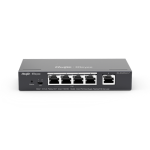 5-Port Gigabit Smart POE Switch, 5 x RJ45 Ports including 4 PoE/POE+ Ports, Desktop Steel