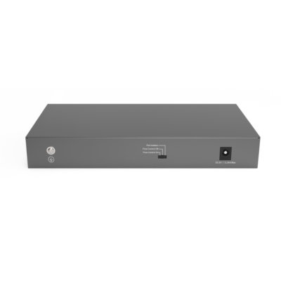 8 x 10/100Mbps PoE/PoE+ Ports (110W) and 2xGE Uplink Ports, Unmanaged Desktop Steel Case Switch Home Office, Retails, Cafe, Villa, Surveillance etc