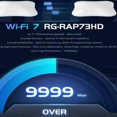 Tri-radio performance, 6G/320MHz brings extre-high wireless rate Better Streaming experience with Wi-Fi 7 exclusive feature MLO Increase the high-density access capacity up to 1500 4K-QAM, deliever data packs better for higher speeds Capable of Enterprise Switch to build PRO Office Network Easy network management at your fingertips with Cloud platform